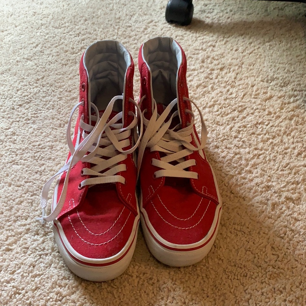 Red High Top Vans